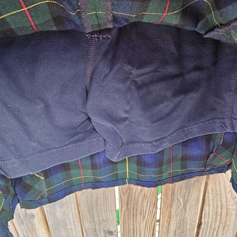 Lands'End Plaid Mini Skirt with Button Detail Size 12 - Picture 10 of 15